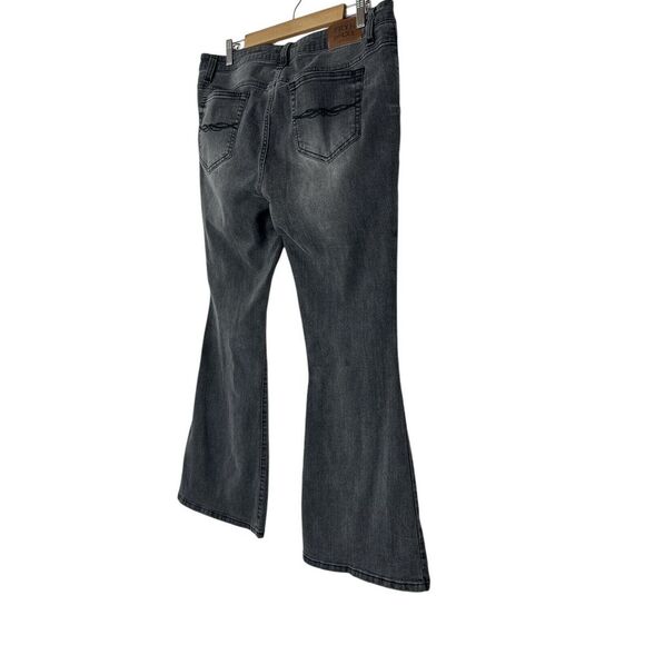 FRYE‎ Flare Jeans women Size 12 Black Stretch Flare Leg - Picture 6 of 8